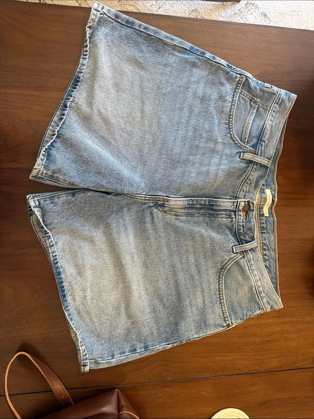 Levi's Light Blue Denim Jean Shorts